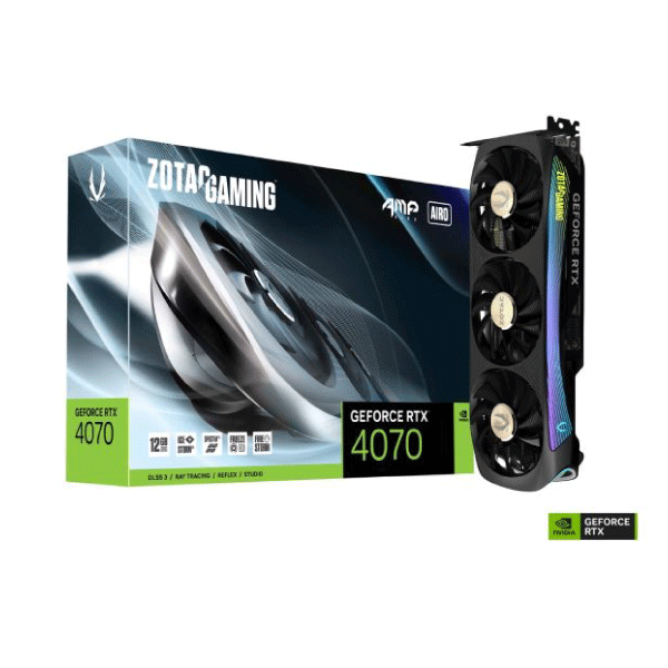 ZOTAC GAMING GeForce RTX 4070 AMP AIRO 12GB GDDR6X
