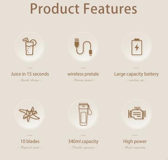 Portable juicer 340ml CE00L