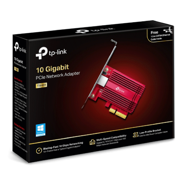 TP-Link TX401 10 Gigabit PCI-E Network Adapter