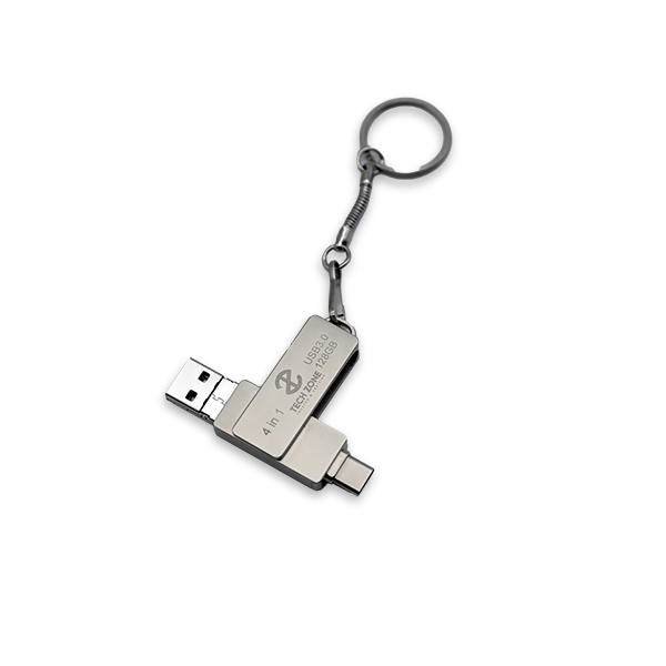 Tech Zone - 4in1 - Rotation Storage Flash drive