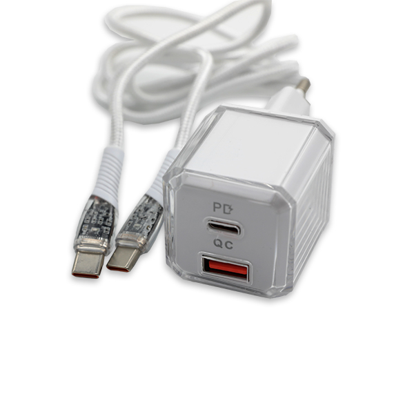Techzone Fast Charger USB PD + Cable TypeC to TypeC