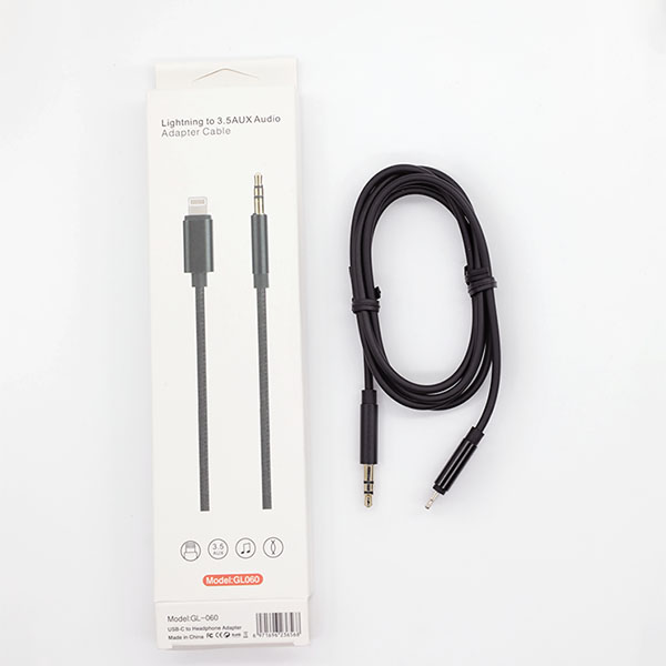 Aux to Iphone Converter Black - GL060