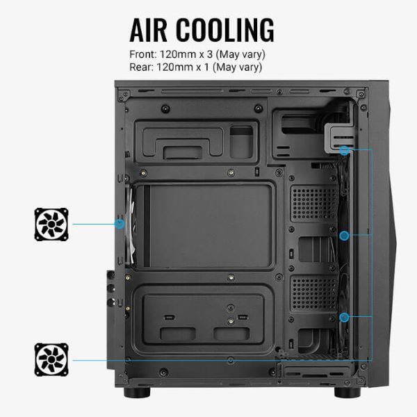Glider Tempered Glass mid tower case
