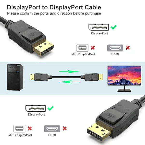 Display PORT Cable/ Male 1.8m -- DP18