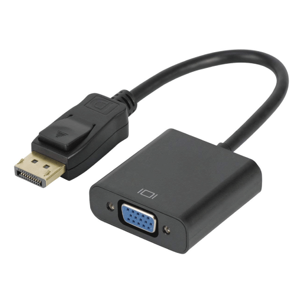 Display Port To VGA Female Cable Converter (VDP08)
