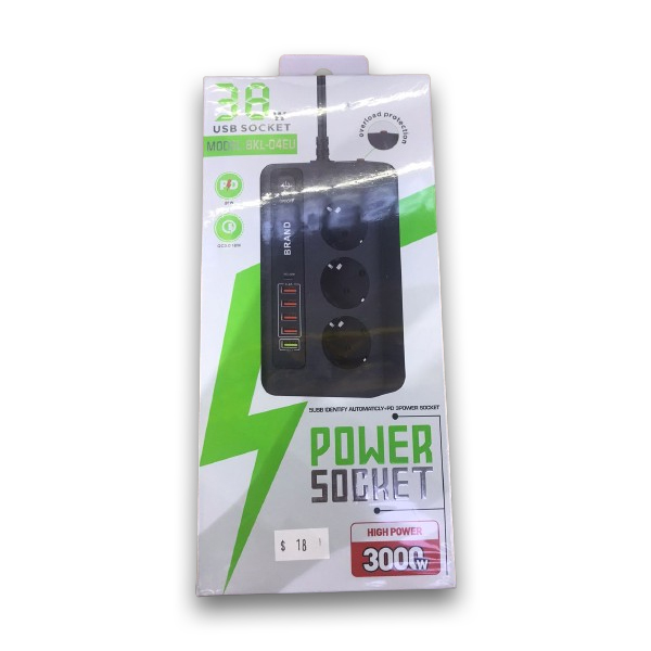 Power Socket BKL-04EU without timer - PD20W QC3.0