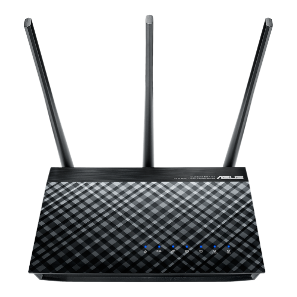 ASUS AC750 Dual-Band ADSL/VDSL Wi-Fi Modem Router with Parental Controls