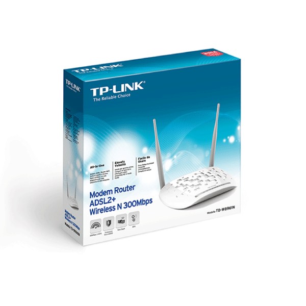 Tp-Link 300Mbps Wireless N ADSL2+ Modem Router