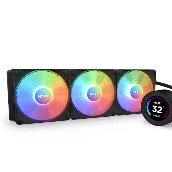NZXT KRAKEN ELITE RGB 360 MM AIO CPU LIQUID COOLER - LCD DISPLAY - BLACK