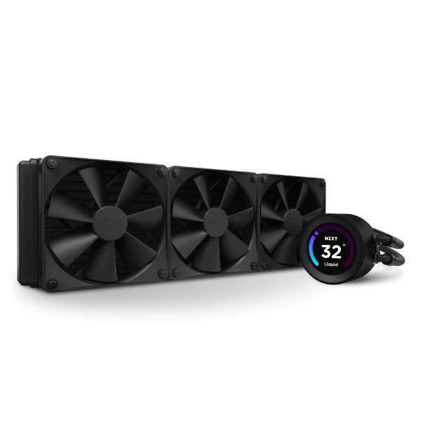 NZXT KRAKEN ELITE RGB 360 MM AIO CPU LIQUID COOLER - LCD DISPLAY - BLACK