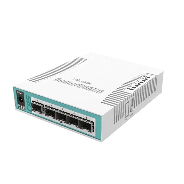 MikroTik Cloud Router Switch 106-1C-5S (RouterOS L5), desktop enclosure (EU)