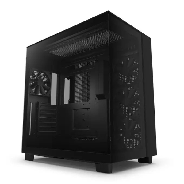 NZXT H9 FLOW ATX MID TOWER CHASSIS ALL BLACK COLOR