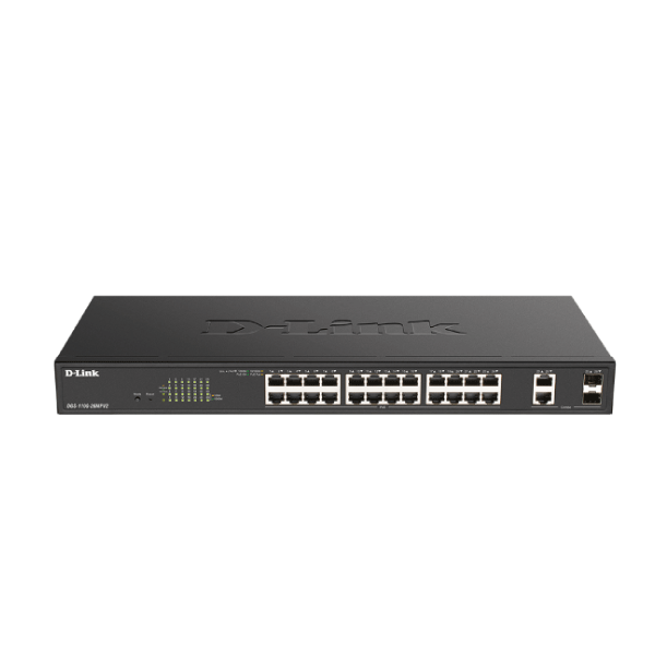 D-Link DGS-1100-26MPV2 24-PORTS POE +2 PORTS SFP