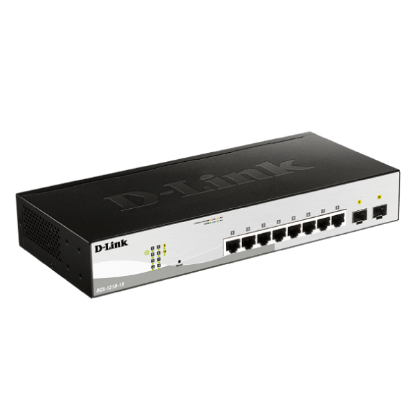 D-Link DGS-1210-10/E 8-Port with 2 SFP ports