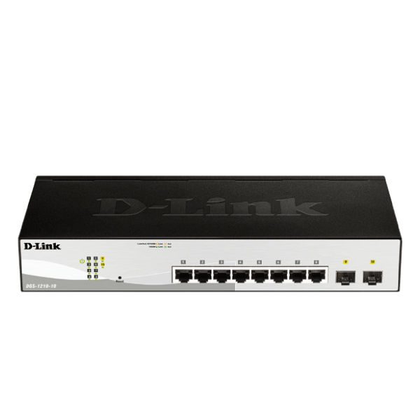 D-Link DGS-1210-10/E 8-Port with 2 SFP ports