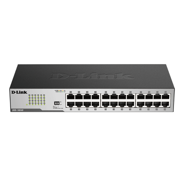 D-Link DGS-1024D/E 24-PORT UNMANAGED ETHERNET SWITCH