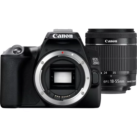 Canon EOS 250D Camera, Black