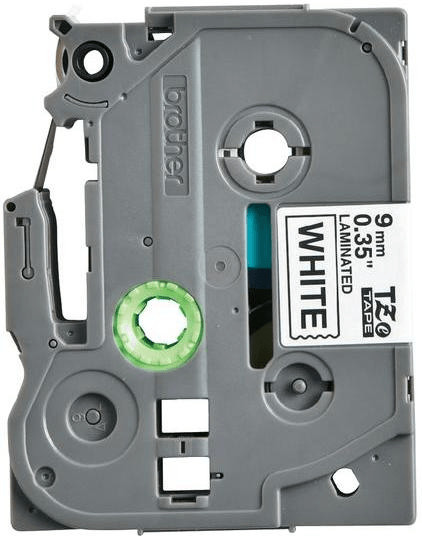 TZe-221 Brother Black on white tape