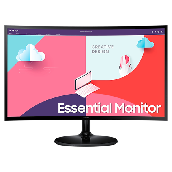 Samsung 24" Essential Curved Monitor S3 S36C
