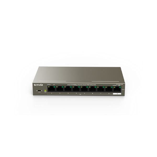 TENDA 10 PORTS (9 POE) 10/100 UNMANAGED SWITCH