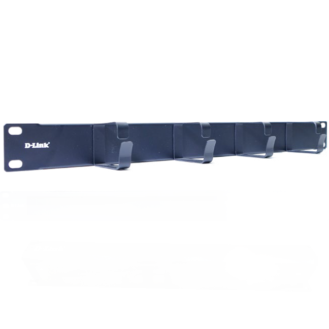 D-Link 19"1U Metal cable Management with rings