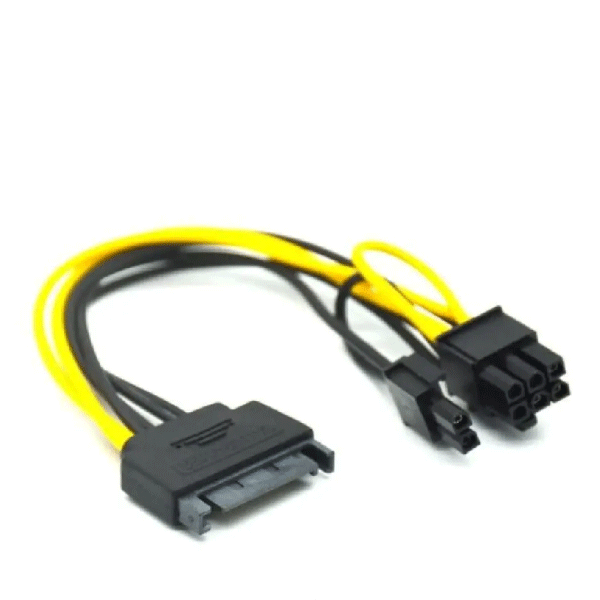 Iways SATA Power Cable to 8-pin for VGA