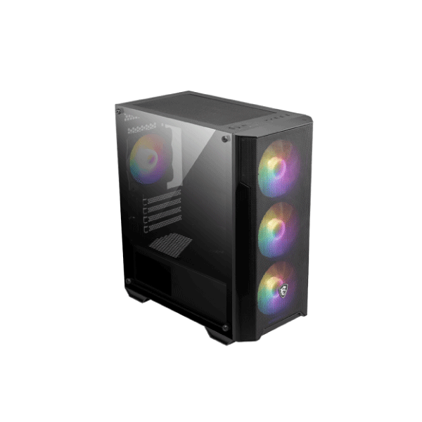 MSI MAG FORGE M100A MICRO ATX TOWER CASE (Tower boes 4x argb fan 120mm)