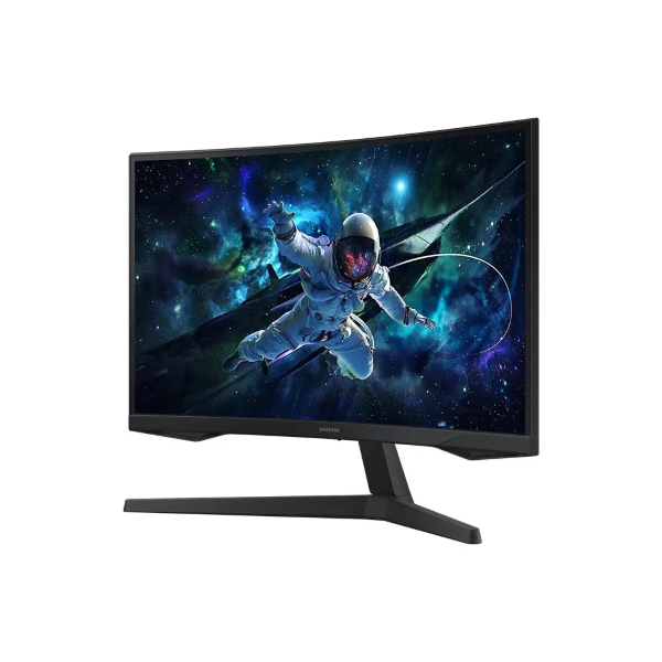 Samsung Odyssey 27'' G5 G55C | 2K Curved Gaming ย Monitor |1ms Response Time| HDR10|Resolution: 2560x1440| Black| Eye Saver mode and Flicker Free Technology| 165 Hz | Contrast Ratio:2500:1|1 HDMI| Display Port| 1 Audio Out| Tilt Adjustable