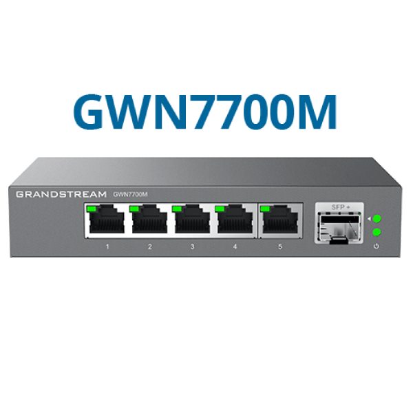 GrandStream  7700M 5-ports+ 1SFP+ 2.5Gigabit Unmanaged Switch