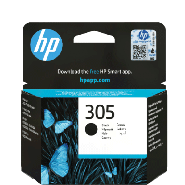 HP 305 Black Ink Cartridge (3YM61AE)