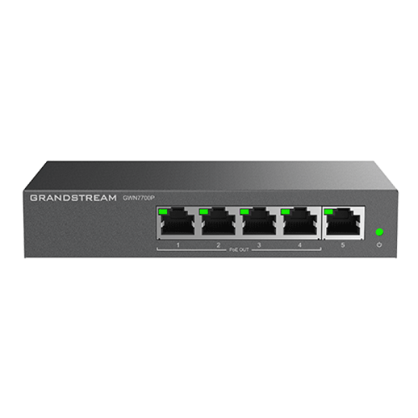 GrandStream GWN7700P 1+4-PoE-Ports Gigabit Unmanaged Switch