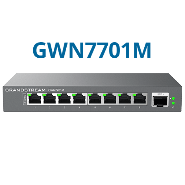 GrandStream GWN7701M 8-ports+ 1SFP+ 2.5Gigabit Unmanaged Switch