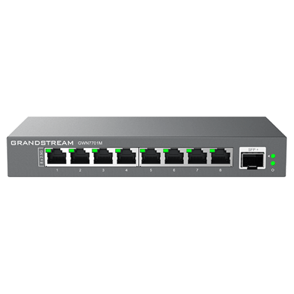 GrandStream GWN7701PA 8-PoE-Ports+1 SFP+ Gigabit Unmanaged Switch