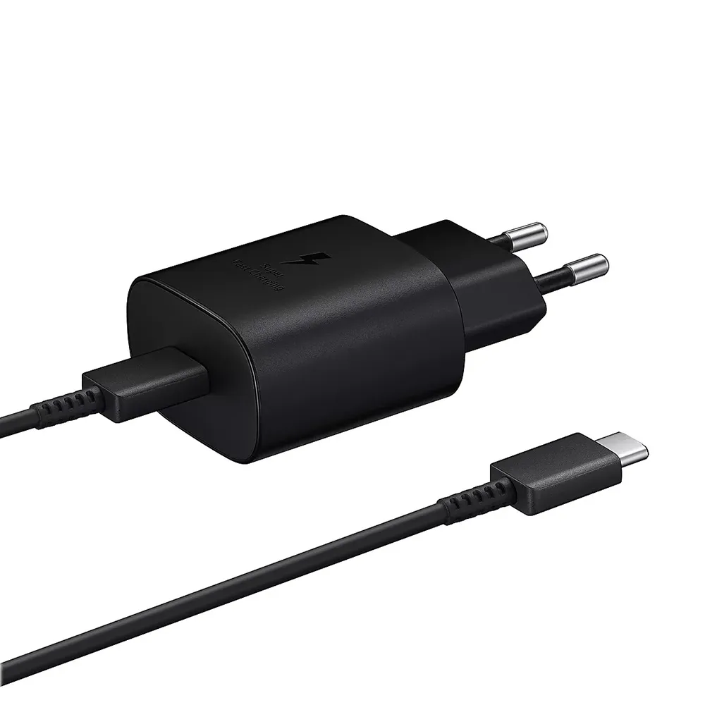 Original Samsung Charger 25W with C-C Cable1 EU