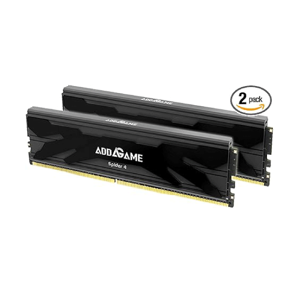 addlink Spider 5 16GB DDR5 4800MHz w/ Heatsink,Black | AG16GB48C40S5UB