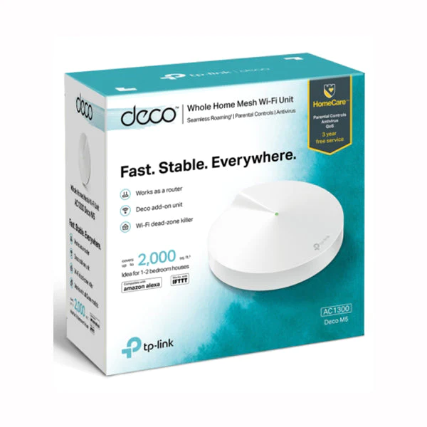 Tp-Link Deco M5 AC1300 Whole Home Mesh Wi-Fi System