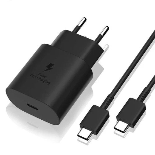 Original Samsung Charger 25W with C-C Cable1 EU