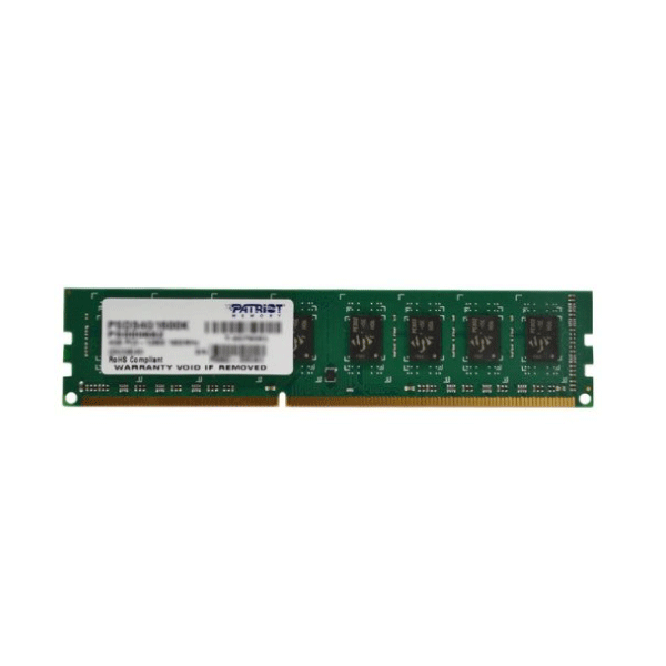 Patriot Signature Line 2GB DDR3 240-Pin 1333 MHz Memory Module | PSD32G133381