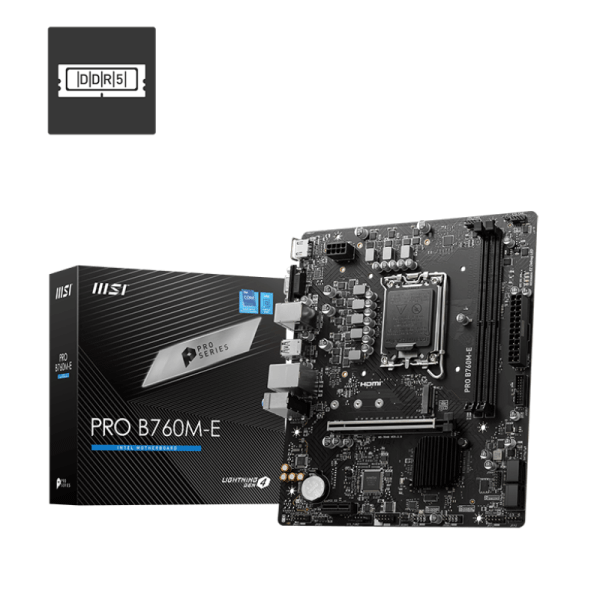 MSI Pro B760M-E DDR5 Motherboard