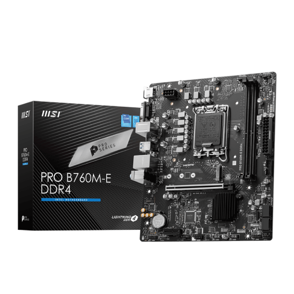 MSI Pro B760M-E DDR4 Motherboard