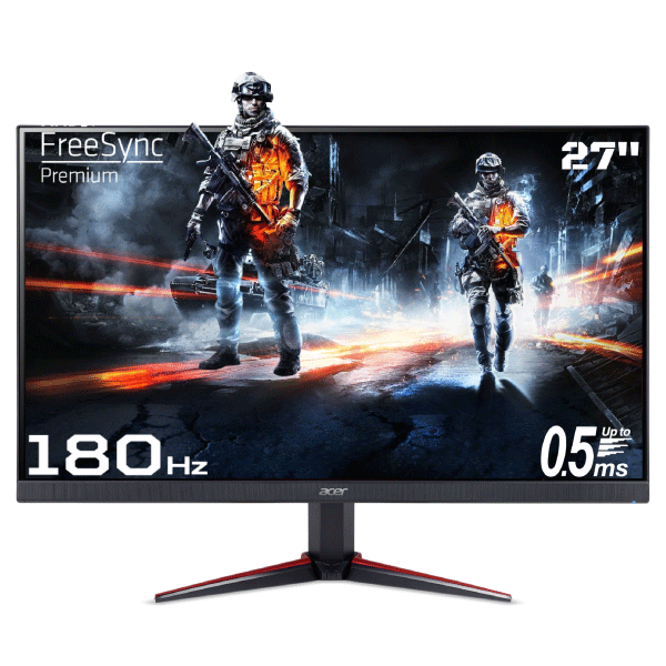Acer Nitro VG270 M3 27 Inch Full HD Monitor with LED Backlight IPS Gaming I 0.5 Ms Response I 180Hz