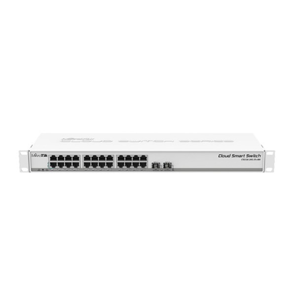 MikroTik CSS326-24G-2S+RM with SwitchOS, rackmount case (EU)