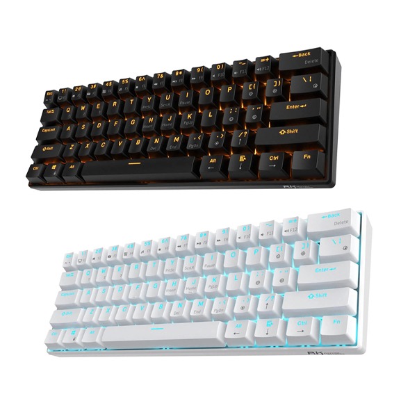 ROYAL KLUDGE RK61 61KEYS ( 3C ) W-W-B KEYBOARD