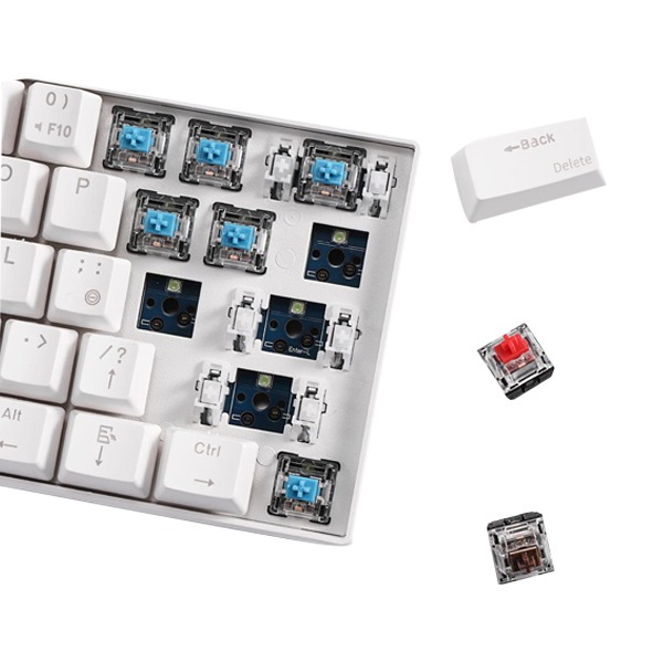 ROYAL KLUDGE RK61 61KEYS ( 3C ) W-W-B KEYBOARD