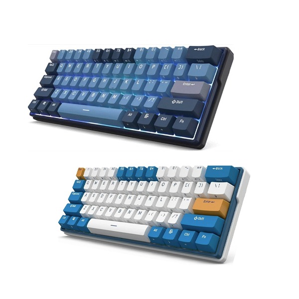 ROYAL KLUDGE RK61 PLUS RGB ( 3C ) W-W-B KEYBOARD