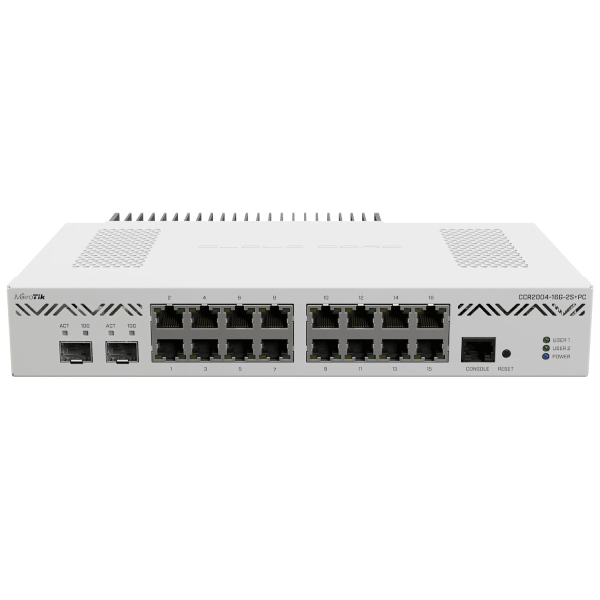 MikroTik Cloud Core Router 2004-16G-2S+ with RouterOS L6 license (EU)