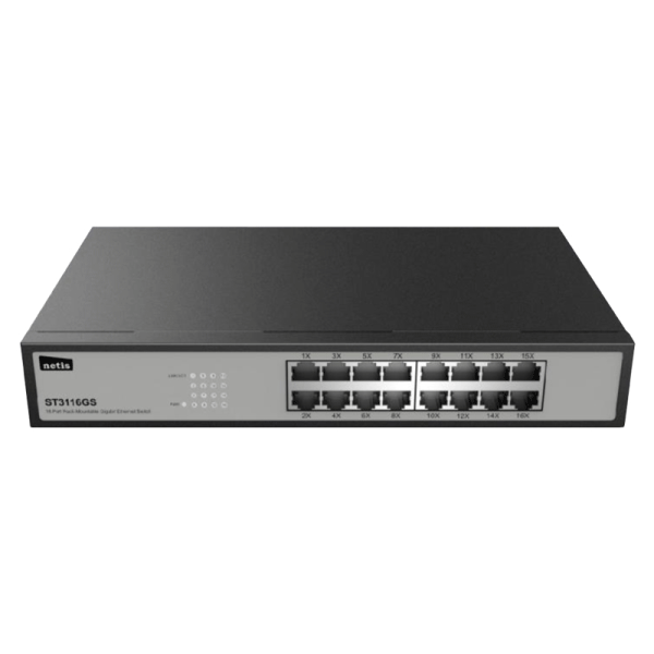 Netis 16 Port Gigabit Ethernet Rackmount Switch