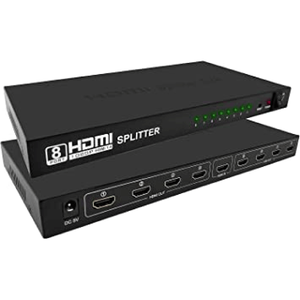 HDMI Splitter 4K 8 way