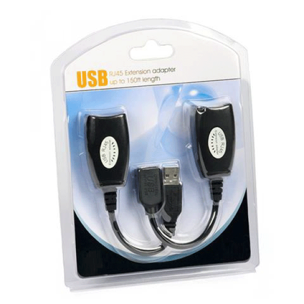 USB RJ45 Extension adapter up to 150 ft Length