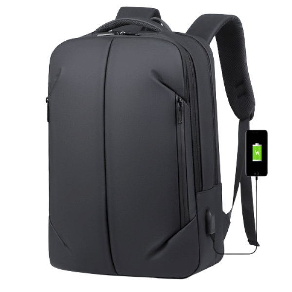 Laptop Backpack – Up To 15.6″ Laptops & Tablets – Waterproof – USB Charging Port – 30*12*43cm